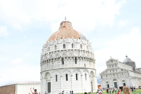 View Tourist Destination Italy Leaning Tower Pisa — Stock Photo, Image