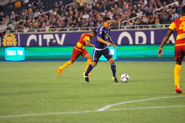 Orlando City SC, 29 Haziran 2016 'da Orlando Florida' daki Kamp Dünyası Stadyumu 'nda Fort Lauderdale Strikers' a ev sahipliği yaptı..