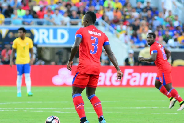 Brasil Enfrenta Haití Durante Copa América Centenario Orlando Florida Camping —  Fotos de Stock