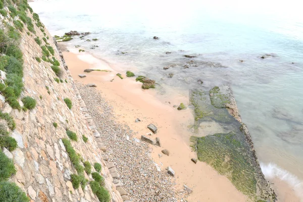 Piękne Skały Przy Plaży — Zdjęcie stockowe