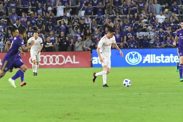 Orlando City Host Atlanta United Orlando City Stadium Orlandon July — Stock Photo, Image