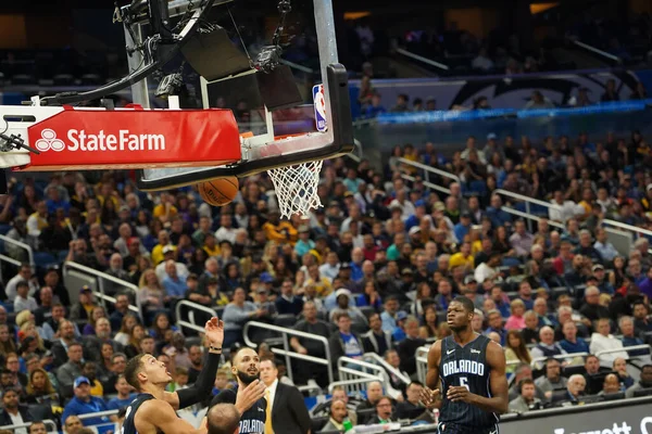 Orlando Magic Φιλοξενεί Τους Lakers Στο Amway Center Στο Orlando — Φωτογραφία Αρχείου