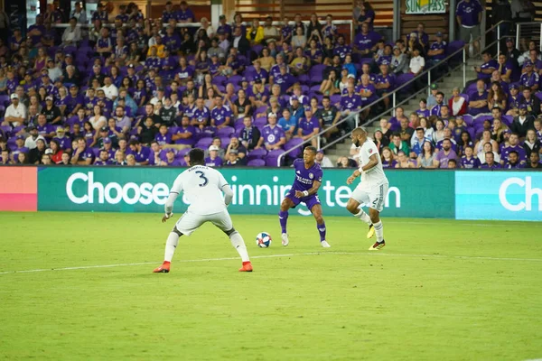 Orlando City Accueille Révolution Nouvelle Angleterre Lors Open Cup Des — Photo