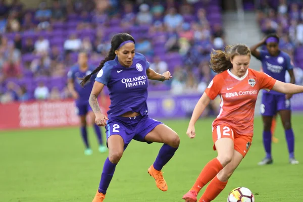 Orlando Pride Accueille Houston Dash Stade Exploria Avril 2018 Orlando — Photo