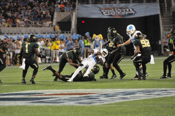 Severní Karolína Čelí Baylor Během Russell Athletic Bowl Stadionu Camping — Stock fotografie