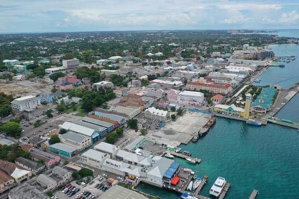 Porto Nella Bellissima Isola Nassau Alle Bahamas — Foto Stock