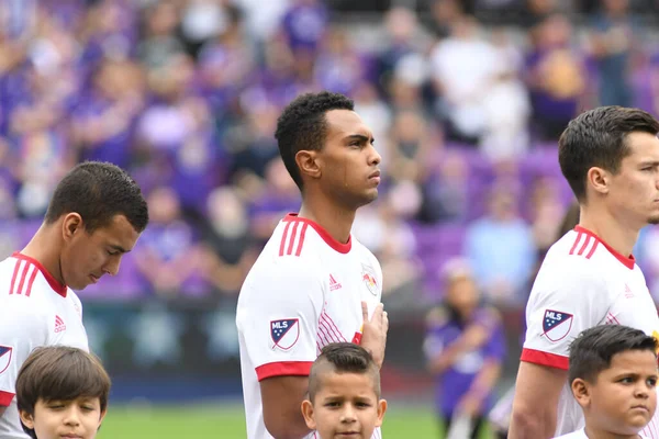 Orlando City Empfängt März 2018 Die New York Red Bulls — Stockfoto