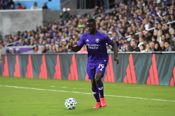 Orlando City Empfängt Real Salt Lake Exploria Stadium Samstag Den — Stockfoto