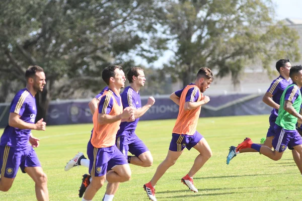 Orlando Şehir Futbol Kulübü Sahada — Stok fotoğraf