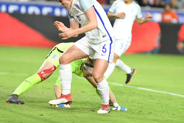 Estados Unidos Compite Contra Inglaterra Durante Copa Shebelives Orlando City — Foto de Stock