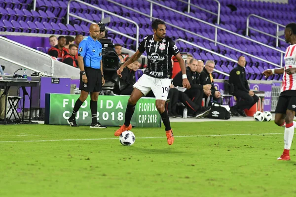 Korintliler, 10 Ocak 2018 'de Orlando City Stadyumu' nda düzenlenen Florida Kupası 'nda PSV Eindhoven' a karşı.. 