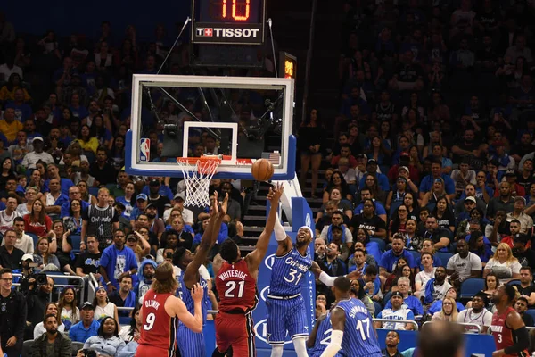 Orlando Magic Hostí Miami Heat Amway Center Orlandu Floridě Října — Stock fotografie