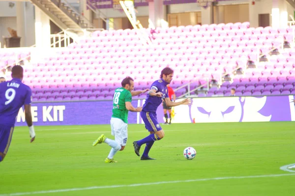 Orlando City Gastheer Louis Een Voorseizoen Wedstrijd Orlando City Stadium — Stockfoto