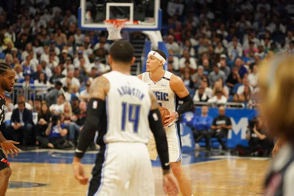 Orlando Magic Gospodarze Toronto Rapters Podczas Pierwszej Rundy Playoff Nba — Zdjęcie stockowe