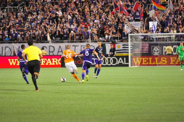 Orlando City Accueille Houston Dynamo Juillet 2016 Camping World Stadium — Photo