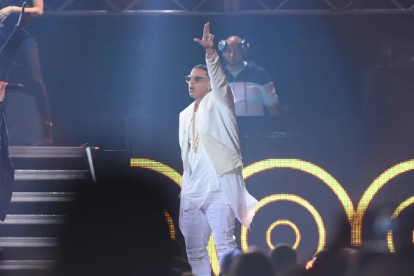 Daddy Yankee Don Omar Koncercie Amway Center Orlando Florydzie Sierpnia — Zdjęcie stockowe