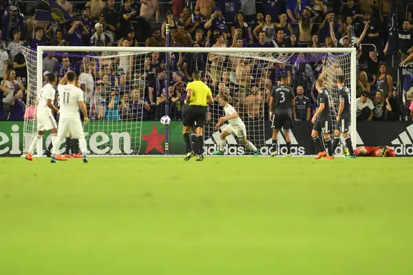 Orlando City Organizuje Trzęsienia Ziemi San Jose Stadionie Exploria Kwietnia — Zdjęcie stockowe