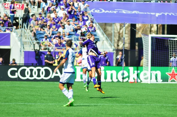 Orlando City Host Real Salt Lake Citrus Bowl Orlando Florida — стокове фото