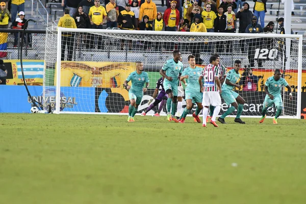 Fluminense Barcelona Florida Cup Spectrum Stadium Den Januari 2018 Orlando — Stockfoto