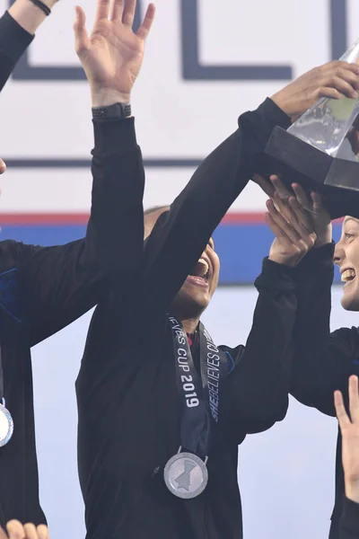 Shebelieves Cup Korunuje Anglii Jako Šampion Stadionu Raymond James Tampě — Stock fotografie