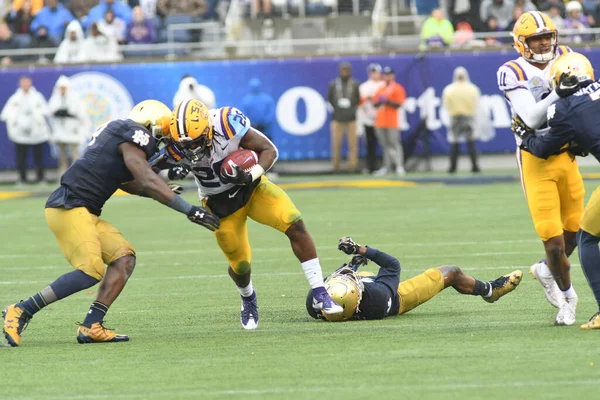 Notre Dame Face Lsu Alatt Citrus Bowl Camping World Stadium — Stock Fotó