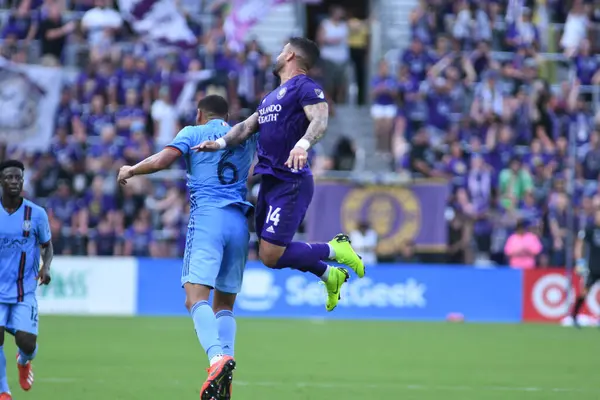 Orlando City Host New York City Orlando City Stadium Orlando — Fotografia de Stock