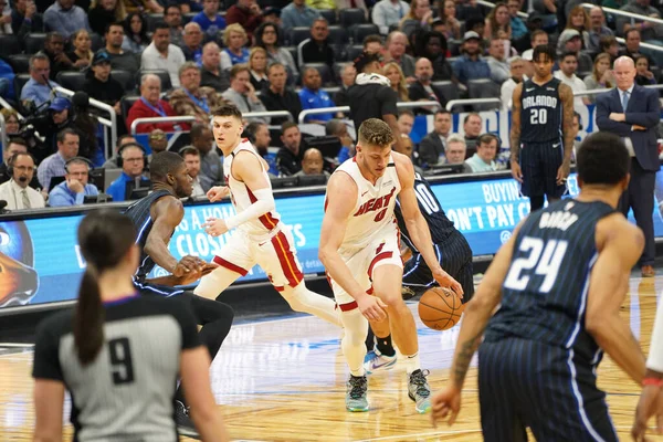 Orlando Magic Värd Miami Heat Amway Center Orlando Florida Lördag — Stockfoto