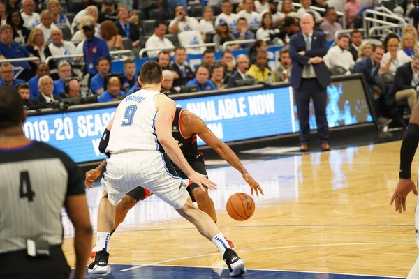 Orlando Magic Hosts Toronto Rapters Время Первого Раунда Плей Офф — стоковое фото