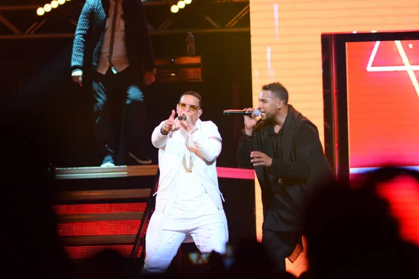 Daddy Yankee Och Don Omar Konsert Amway Center Orlando Florida — Stockfoto