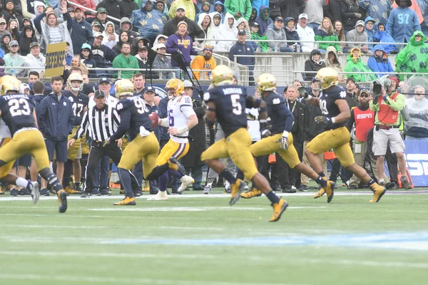 Notre Dame Enfrenta Lsu Durante Citrus Bowl Camping World Stadium — Fotografia de Stock