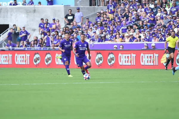 Orlando City Anfitrión Nueva York City Orlando City Stadium Orlando — Foto de Stock