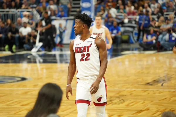 Basketbol Sezonu Orlando Magic Miami Heat Karşı Ocak 2020 — Stok fotoğraf