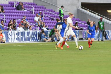 Fransa, 7 Mart 2018 tarihinde Orlando 'daki Orlando City Stadyumu' nda oynanan SheBelives Kupası 'nda Almanya ile karşı karşıya geldi..  