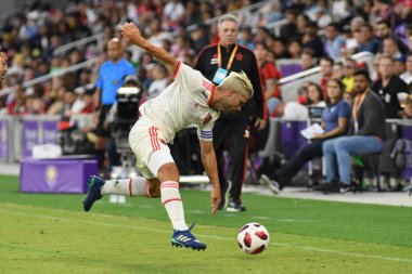 Flamengo Eintracht Frankfurt 'a karşı 12 Ocak 2019 Cumartesi günü Orlando City Stadyumu' nda. 