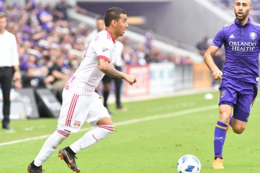Orlando City, 31 Mart 2018 'de Orlando Florida' daki Exploria Stadyumu 'nda New York Red Bulls' a ev sahipliği yaptı..  