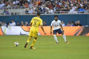 Paris Saint-Germain, Tottenham Hotspur 'a karşı 22 Temmuz 2017' de Orlando Florida 'daki Citrus Bowl' da.  