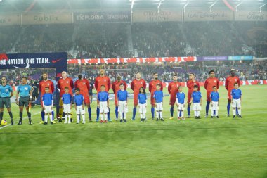 Amerikan Futbol Takımı 15 Kasım 2019 Cuma günü Orlando Florida 'daki Exploria Stadyumu' nda oynanan Concacaf Uluslar Ligi karşılaşmasında Kanada 'ya ev sahipliği yapmaktadır.
