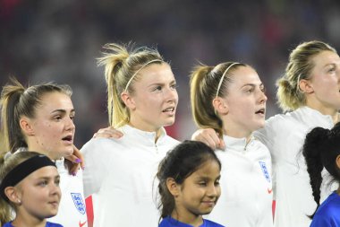 5 Mart 2020 'de Orlando Florida' daki Exploria Stadyumu 'nda düzenlenen 2020 SheBelieves Kupası' nda ABD - İngiltere Karşılaşması 