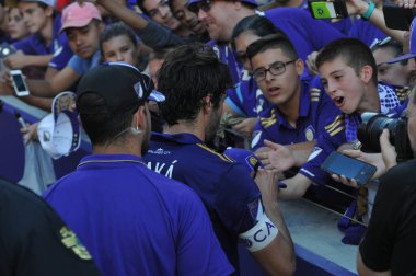 Orlando City 29 Nisan 2017 'de Orlando, Florida' daki Orlando City Stadyumu 'nda Colorado Rapids' e ev sahipliği yaptı.)