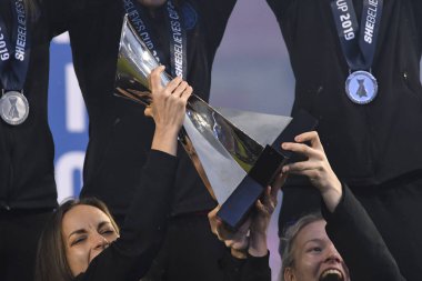 SheBelieves Kupası, 5 Mart 2019 tarihinde Tampa Florida Raymond James Stadyumu 'nda İngiltere' yi şampiyon ilan etmiştir. Fotoğraf: Marty Jean-Louis