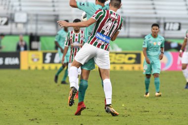 Fluminense, Florida Kupası 'nda 15 Ocak 2018' de Orlando Florida 'da oynanan Spektrum Stadyumu' nda Barcelona SC 'ye karşı..