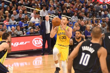 Orlando Magic, 28 Şubat 2019 Perşembe günü Orlando Florida 'daki Amway Center' da Golden State Warriors 'a ev sahipliği yaptı. 