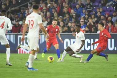 Amerikan Futbol Takımı 15 Kasım 2019 Cuma günü Orlando Florida 'daki Exploria Stadyumu' nda oynanan Concacaf Uluslar Ligi karşılaşmasında Kanada 'ya ev sahipliği yapmaktadır.