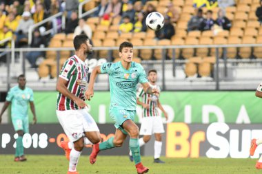 Fluminense, Florida Kupası 'nda 15 Ocak 2018' de Orlando Florida 'da oynanan Spektrum Stadyumu' nda Barcelona SC 'ye karşı..