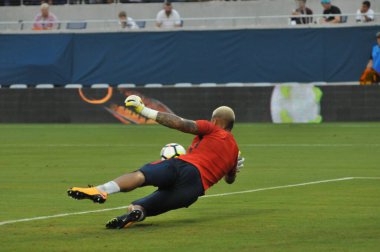 Paris Saint-Germain, Tottenham Hotspur 'a karşı 22 Temmuz 2017' de Orlando Florida 'daki Citrus Bowl' da.  
