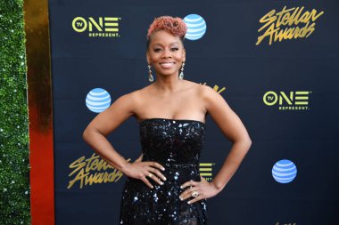 24 Mart 2018 Cumartesi günü Las Vegas 'taki Orleans Resort' ta düzenlenen 33. Yıldız Ödülleri Kırmızı Halı sırasında ünlüler.