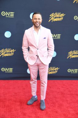 24 Mart 2018 Cumartesi günü Las Vegas 'taki Orleans Resort' ta düzenlenen 33. Yıldız Ödülleri Kırmızı Halı sırasında ünlüler.