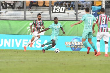 Fluminense, Florida Kupası 'nda 15 Ocak 2018' de Orlando Florida 'da oynanan Spektrum Stadyumu' nda Barcelona SC 'ye karşı..