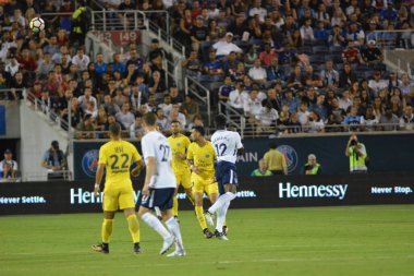 Paris Saint-Germain, Tottenham Hotspur 'a karşı 22 Temmuz 2017' de Orlando Florida 'daki Citrus Bowl' da.   
