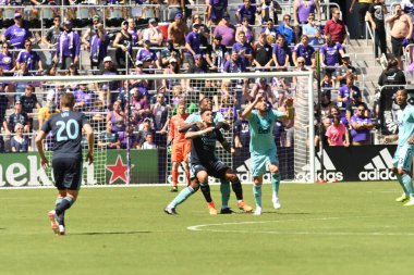 Orlando City SC 20 Nisan 2019 'da Orlando City Stadyumu' nda Vancouver Whitecaps 'a ev sahipliği yapıyor..  